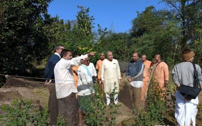 Visit of Shri. Hrishikesh Mafatlal to Agrobiodiversity Conservation Programme